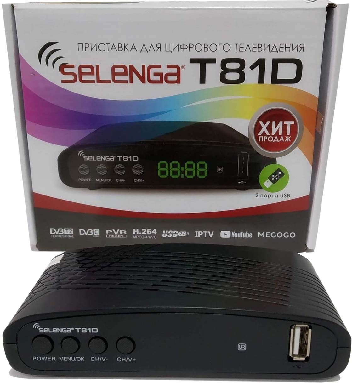 Selenga T71 DVB-T2 приставка для цифрового ТВ ресивер // Мир антенн